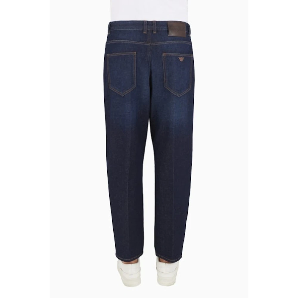 Emporio Armani Wijde pasvorm Jeans Blue Heren