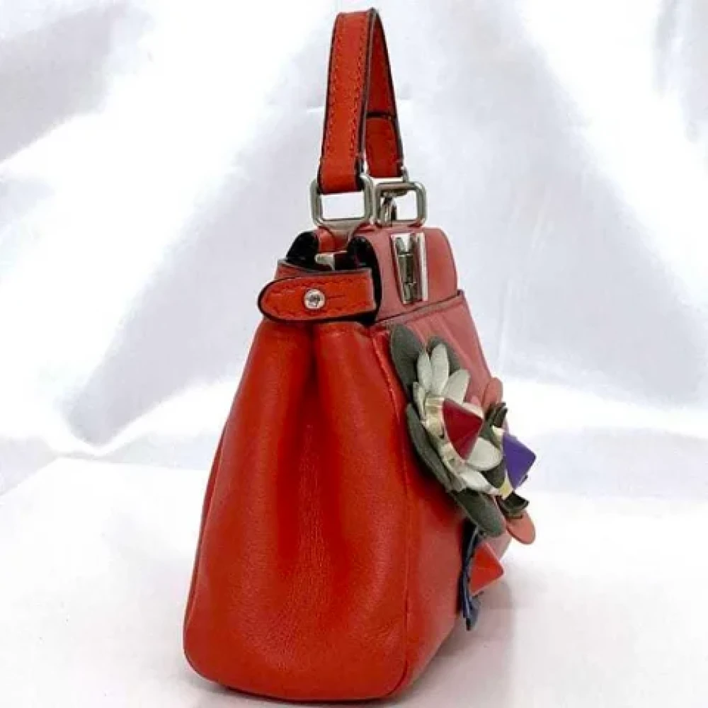 Fendi Vintage Pre-owned Leather fendi-bags Red Dames