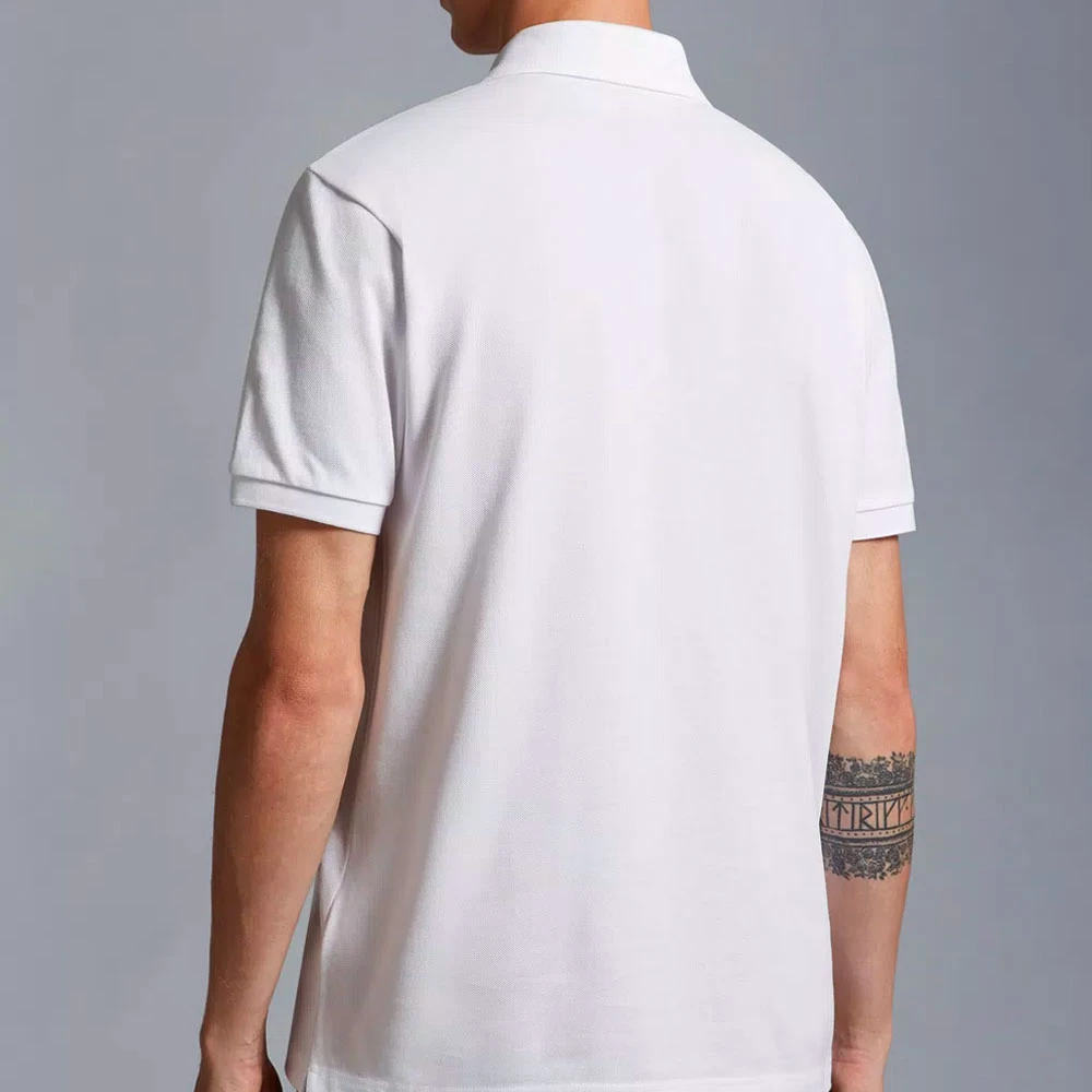 Moncler Klassieke Polo Shirt Model J1 091 White Heren