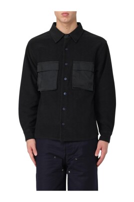 black-workwear-inspired-fleece-shirt