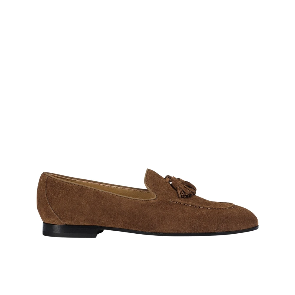 Doucal's Brown Loafers, Female, 4 1/2 Uk, Women’s Suede Loafer | - Doucal’s