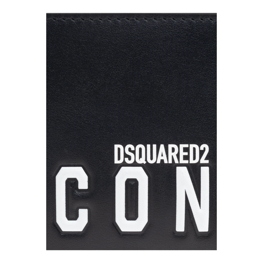 Dsquared2 Opvouwbare Portemonnee Black Heren