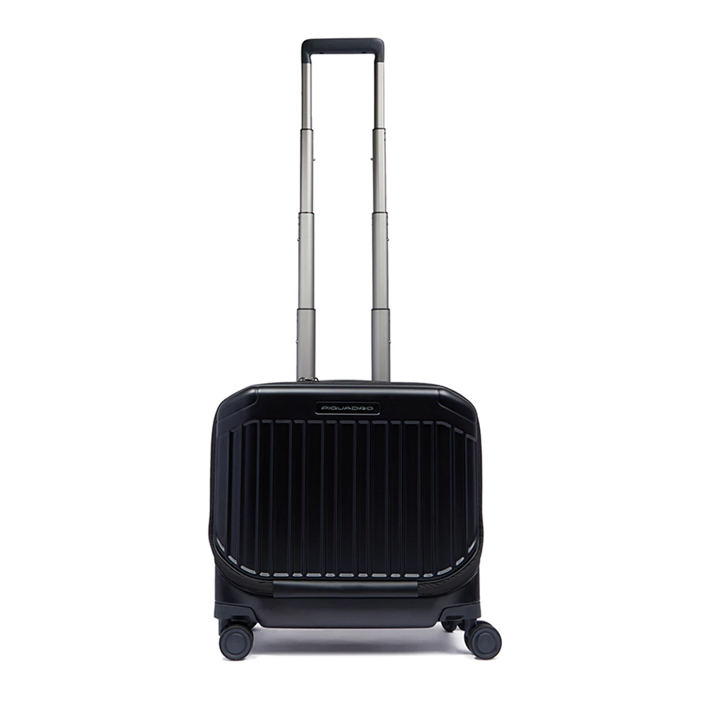 Piquadro Unisex Nero Trolley Pilota Con Porta Pc 15,6