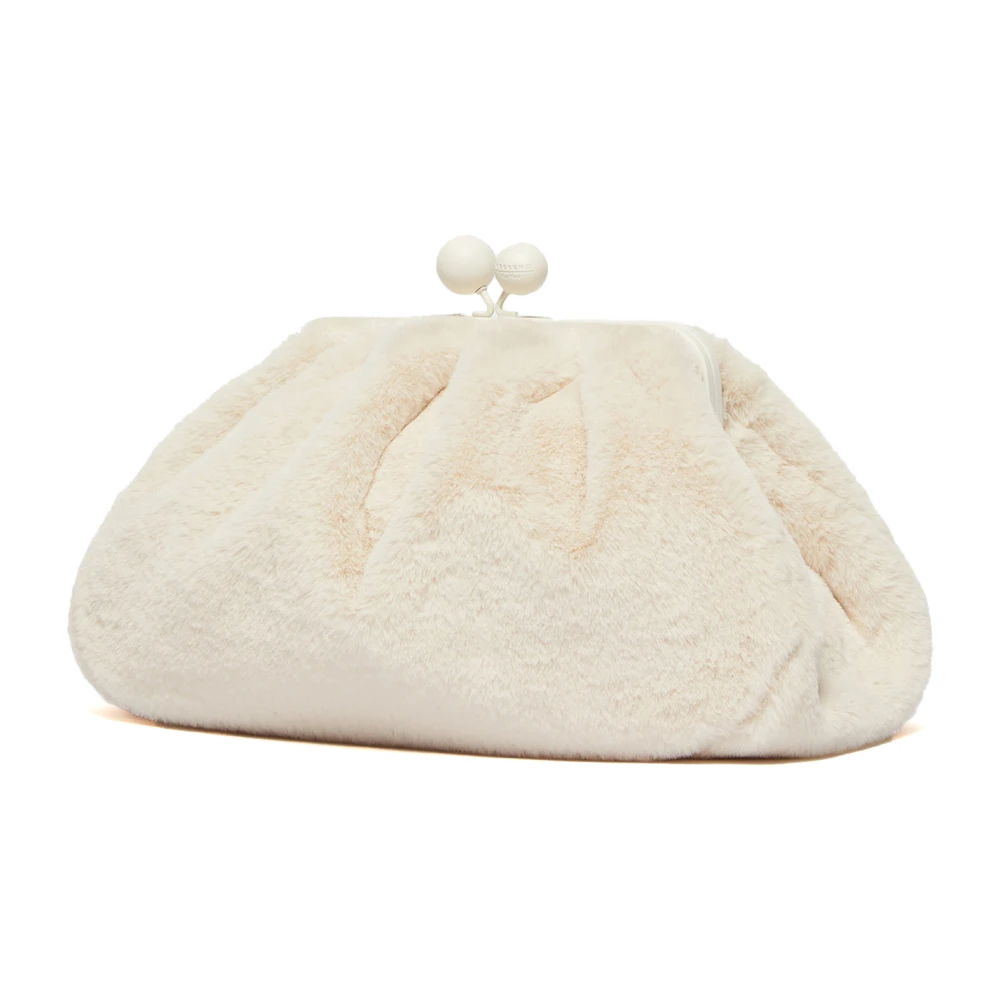 Max Mara Witte Pasticcino Tas Medium Clutch White Dames