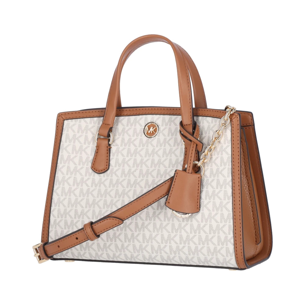 Michael Kors Witte Messenger Tas White Dames