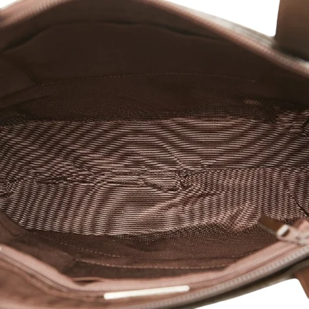 Burberry Vintage Pre-owned Leather handbags Brown Dames