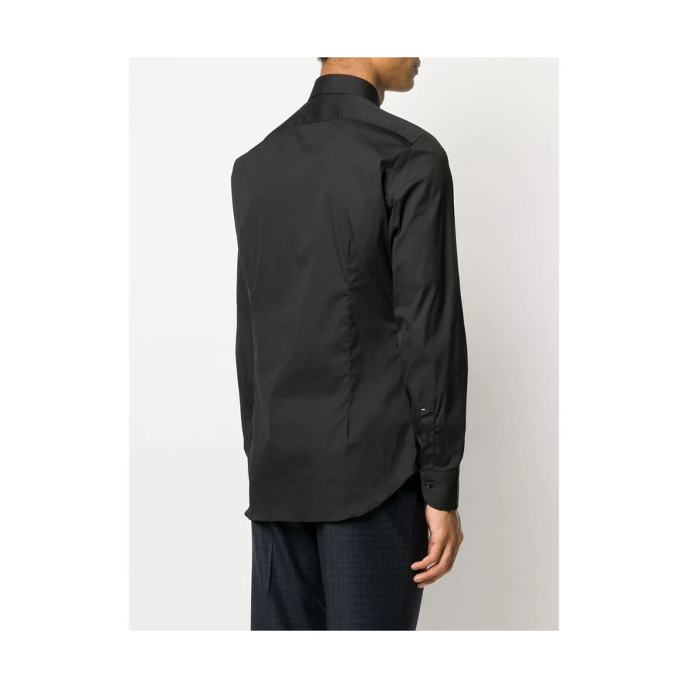 Mazzarelli Casual Shirts Black Heren