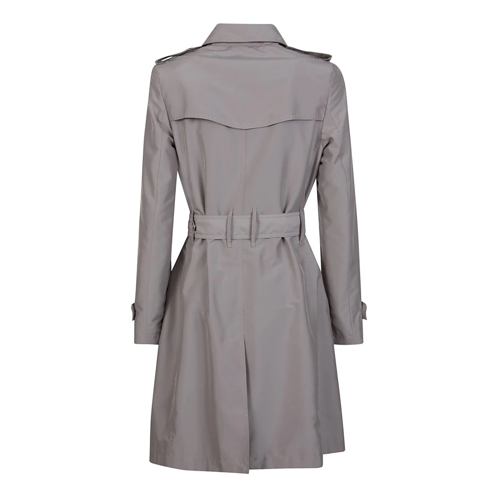 Moorer Italiaanse Polyester Jassen Gray Dames
