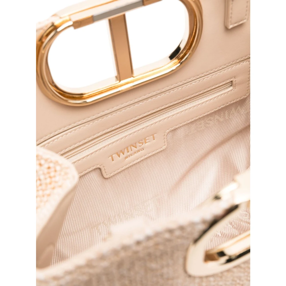 Twinset Beige Tassen met Afneembare Band Beige Dames