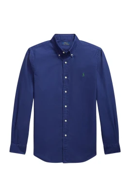 Slim Fit Garment-Dyed Oxford Shirt