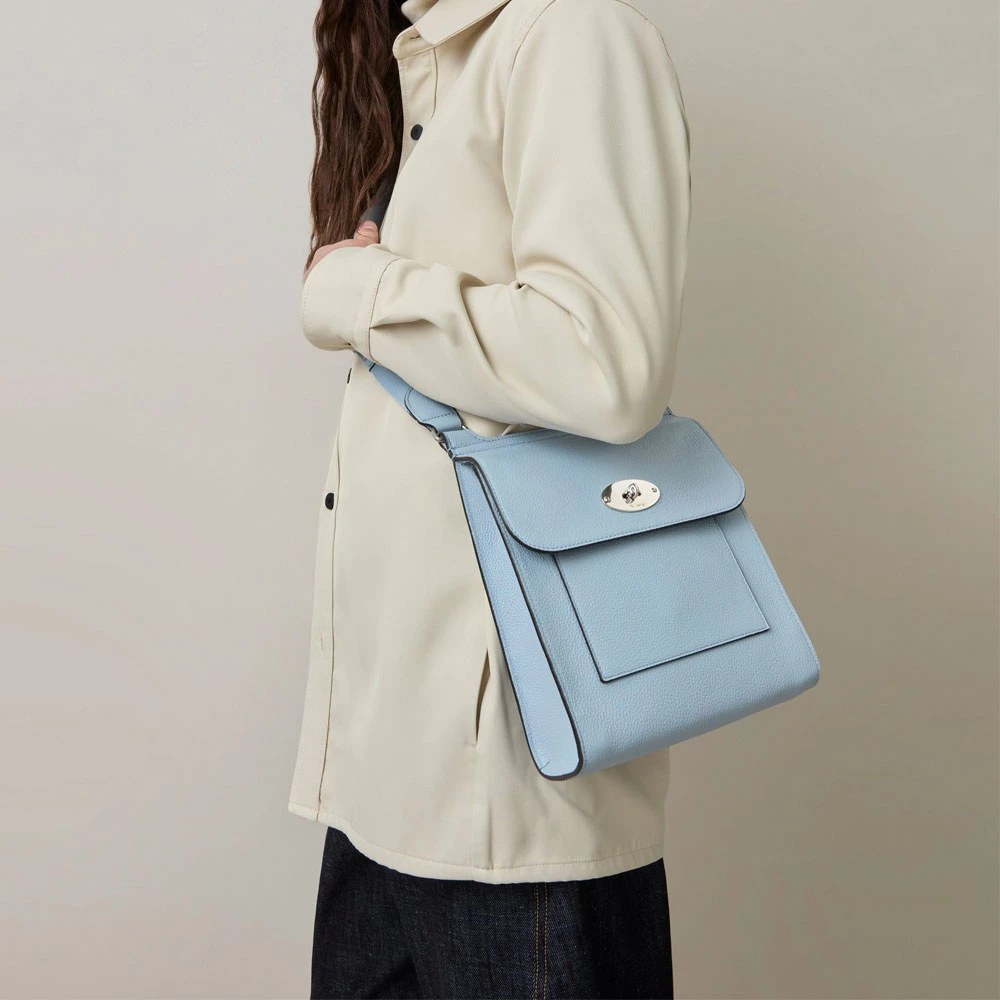 Mulberry Antony Poplin Blue Schoudertas Blue Dames