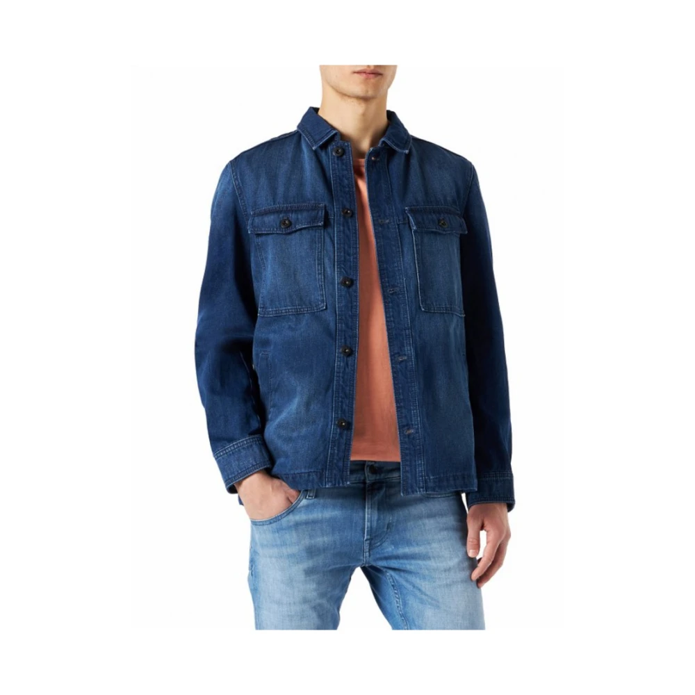 Camel active Indoor Regular Fit Blazer Blue Heren