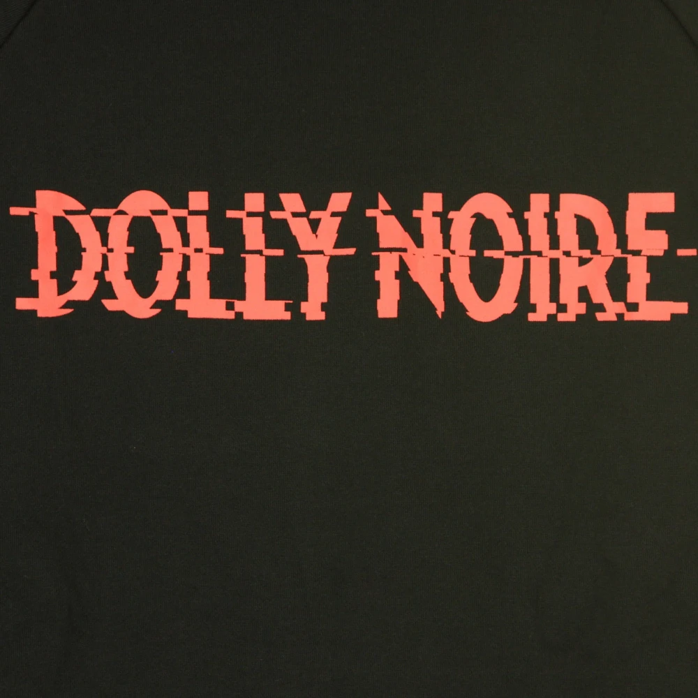 Dolly Noire Hexagon Zwart Rood Hoodie Black Heren