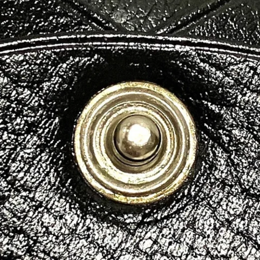 Hermès Vintage Pre-owned Leather wallets Black Heren