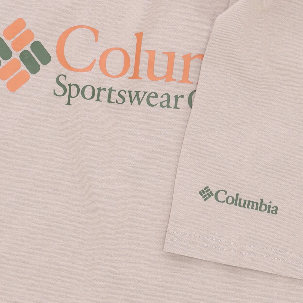 Columbia Ancient Fossil Grafische Tee Heren T-shirt Beige Heren