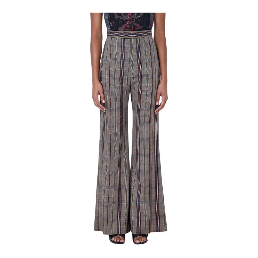 Vivienne Westwood Wide Leg Trousers - Female - Wide Trousers - Beige - L - Trousers