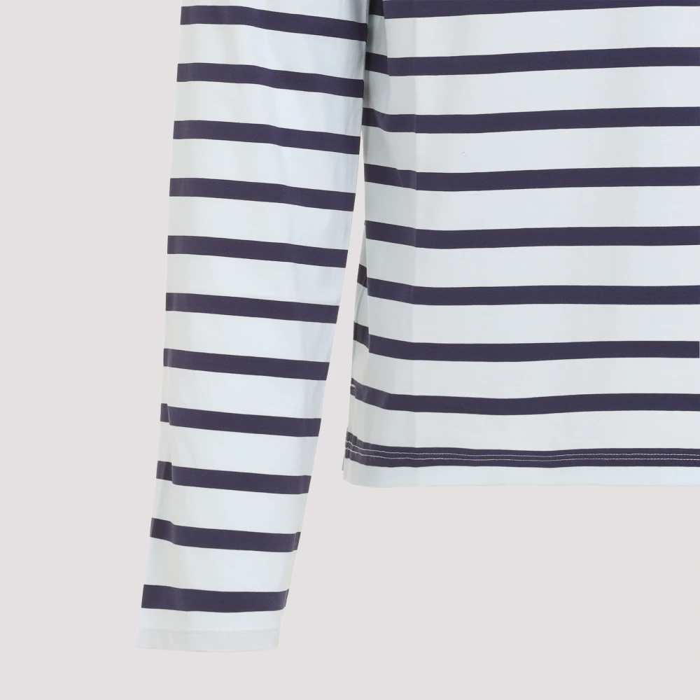 Acne Studios Lichtblauw T-shirt met lange mouwen White Heren