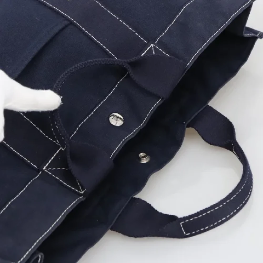 Hermès Vintage Pre-owned Canvas totes Blue Dames