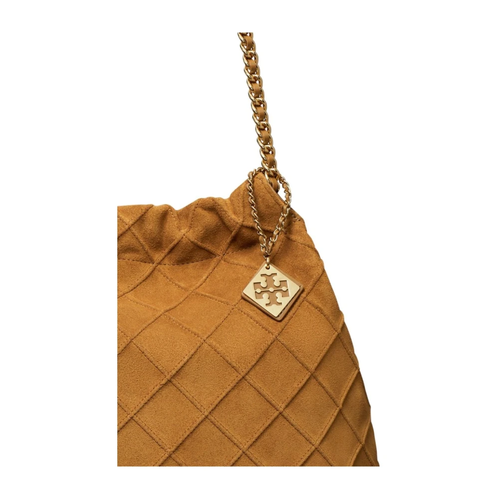 TORY BURCH Bruine Trekkoord Hobo Tas Brown Dames