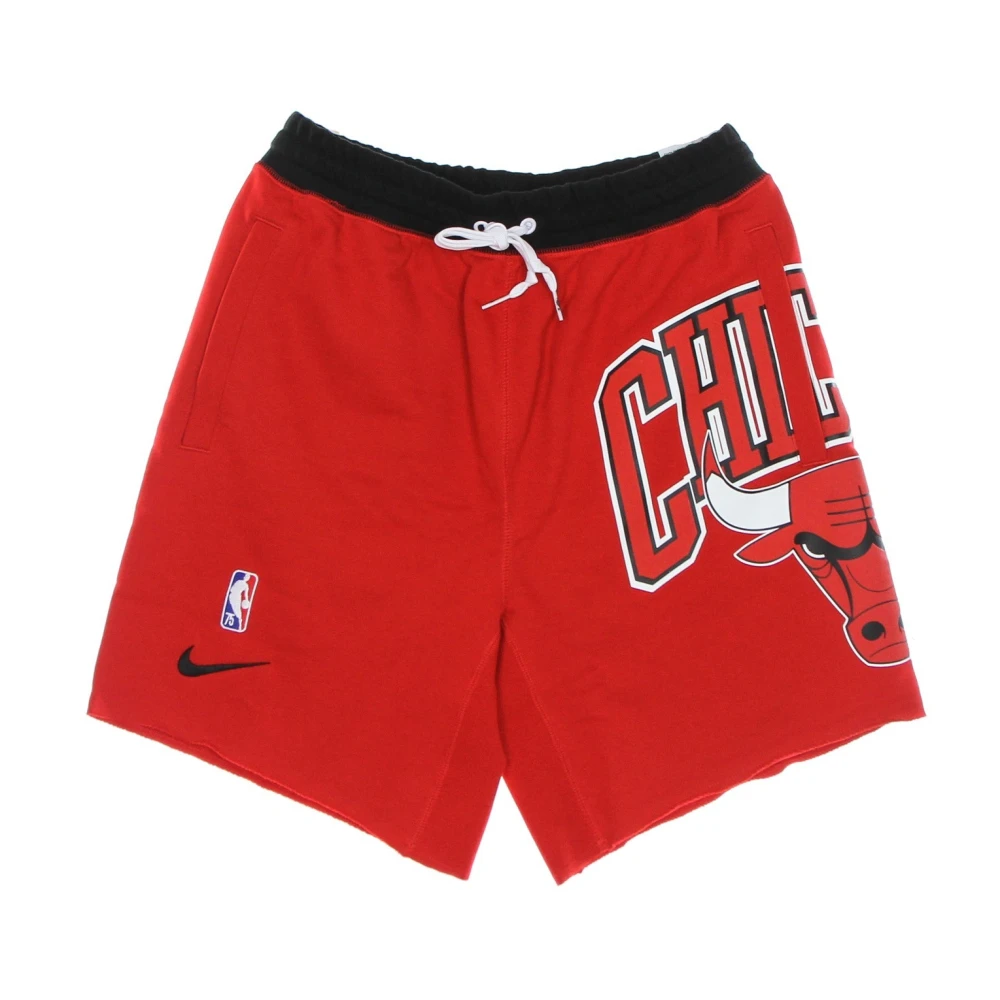 Nike NBA Courtside Fleece Shorts Red Heren