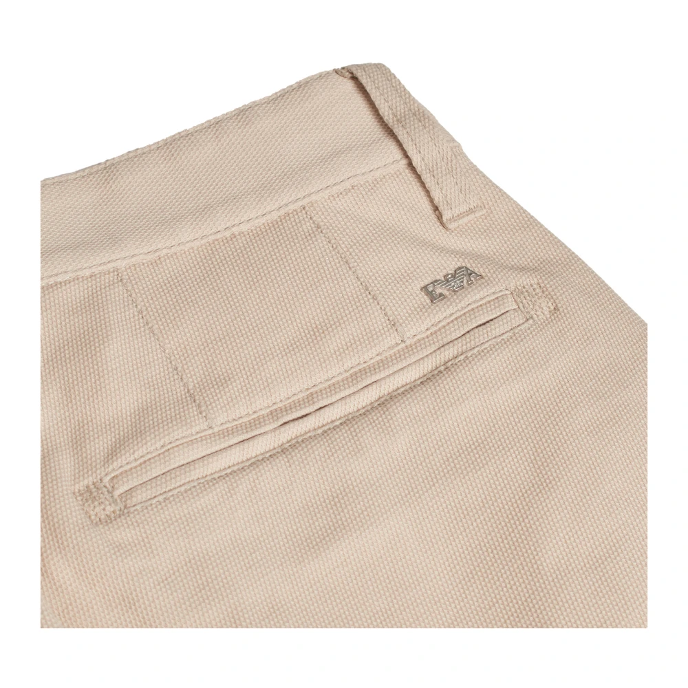 Emporio Armani Heren Chino Broek Beige Heren