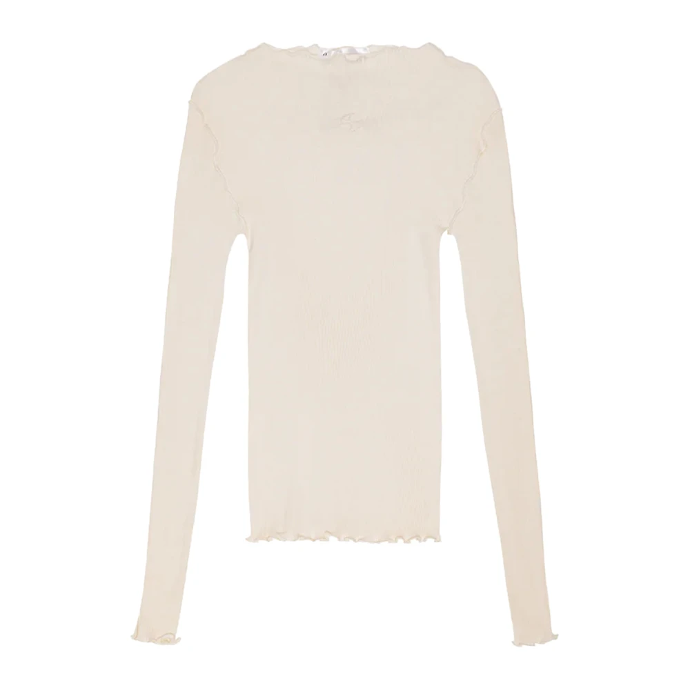 Opéra Sport Naadloze Katoenen Top Beige Dames
