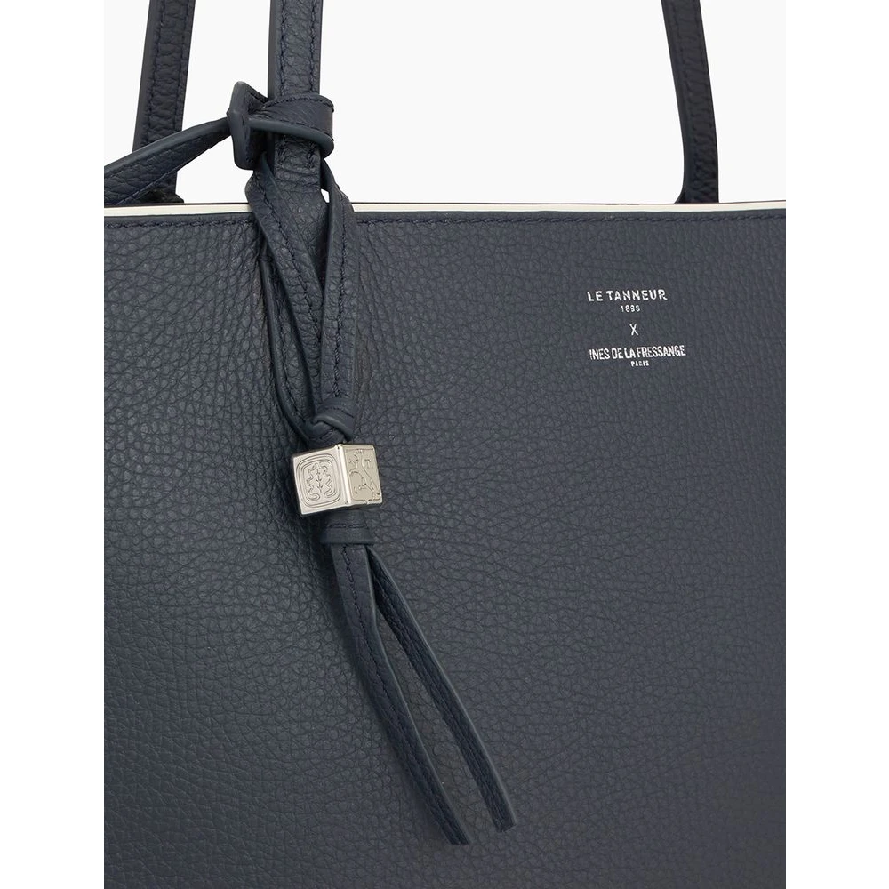 Ines De La Fressange Paris Grote Shopper Schoudertas Blue Dames