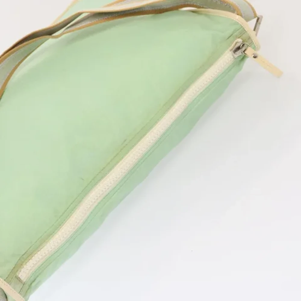 Fendi Vintage Pre-owned Canvas fendi-bags Green Dames