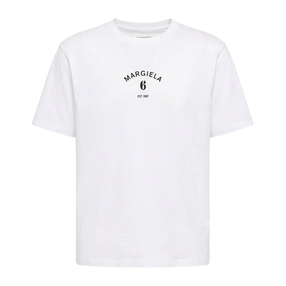 Mm6 Maison Margiela Donna Bianco Top, Xl, New,