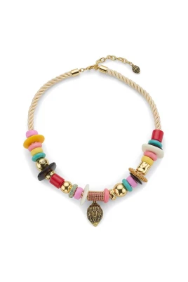 London Multi Bead Eagle Necklace