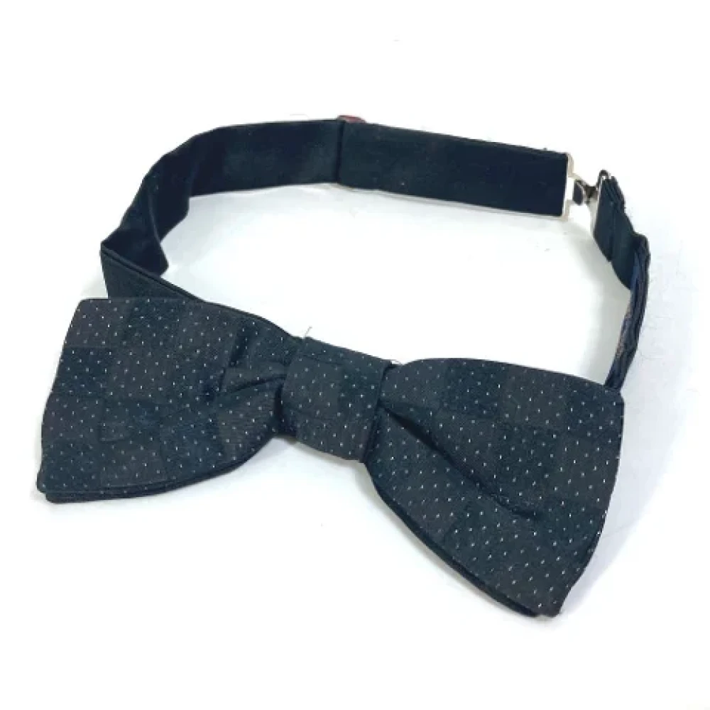 Louis Vuitton Vintage Pre-owned Silk home-office Black Dames