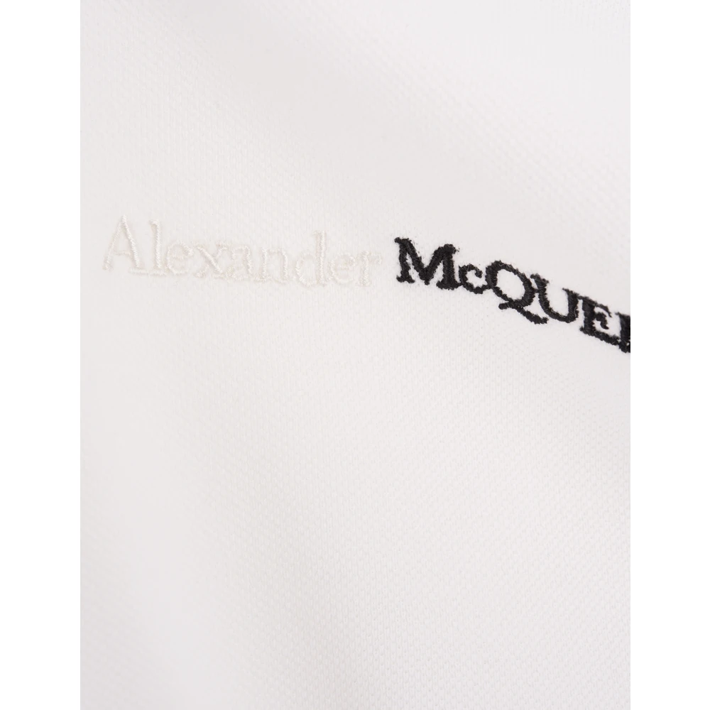 alexander mcqueen Witte Polo Shirt met Logo White Heren
