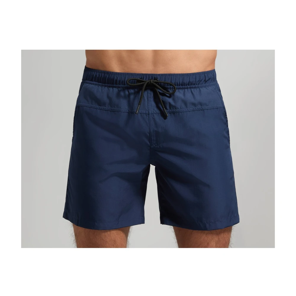 Bikkembergs Blauwe Logo Zwembroek Blue Heren