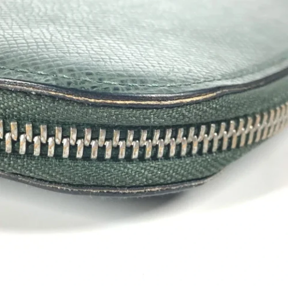 Louis Vuitton Vintage Pre-owned Leather wallets Green Dames