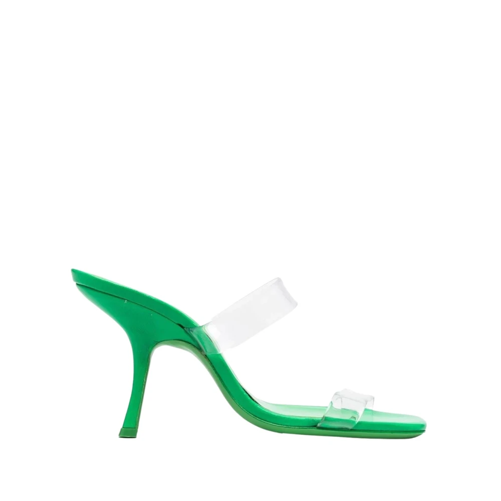 By FAR Groene Clara Mules Verhoog je stijl Green Dames