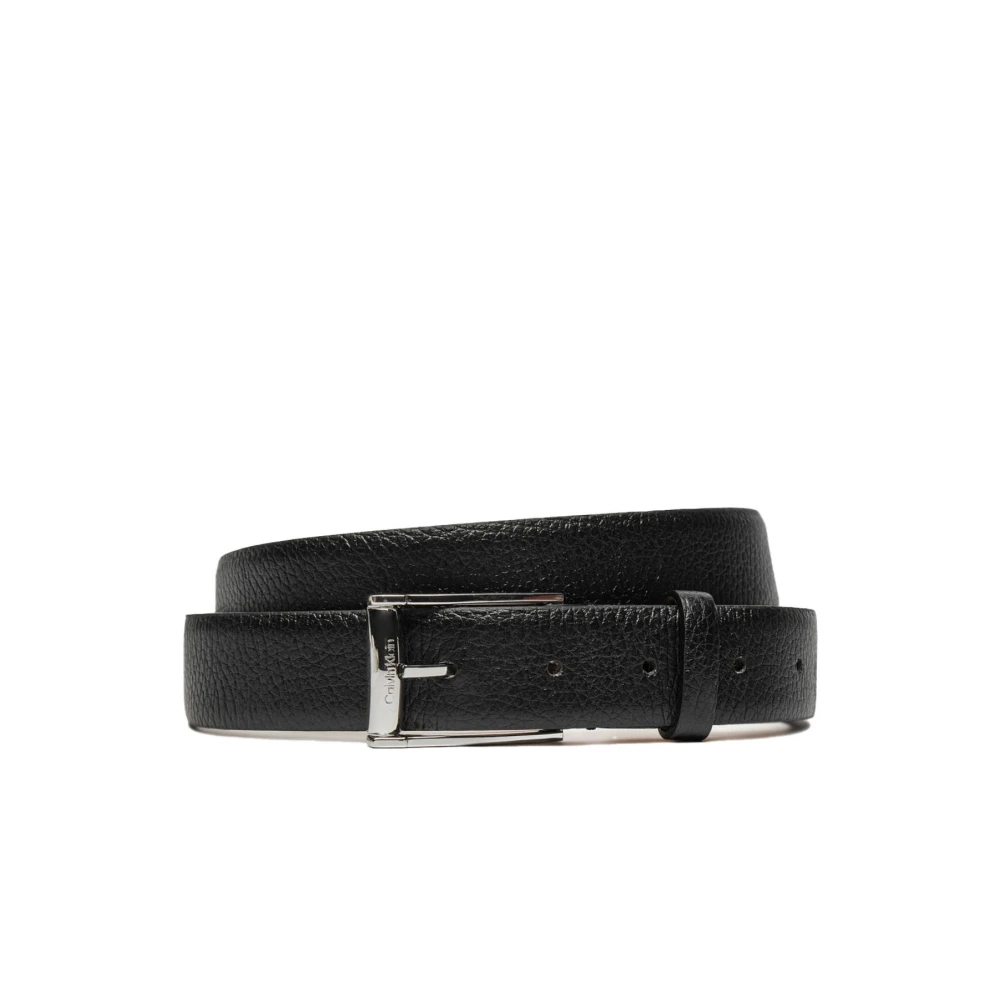 Calvin Klein Krokodillenleren Riem Zwart Black Heren