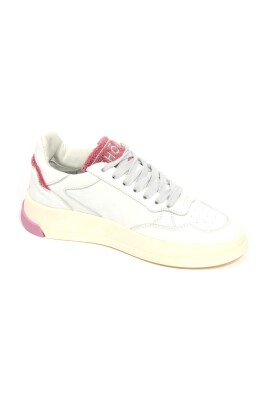 hvid-rosa-laeder-svamp-sneakers
