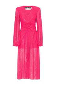 quot;Luksusowa Sukienka Maxi w Jasnoróżowym Kolorze"