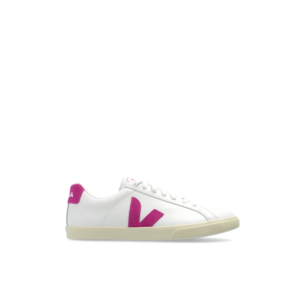 Veja Esplar Logo Sneakers Dames Schoenen Wit