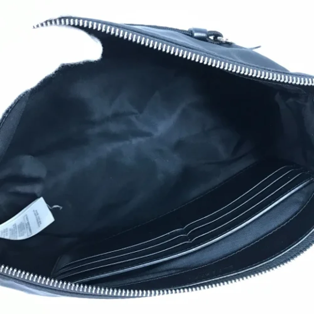 Burberry Vintage Pre-owned Fabric clutches Black Heren