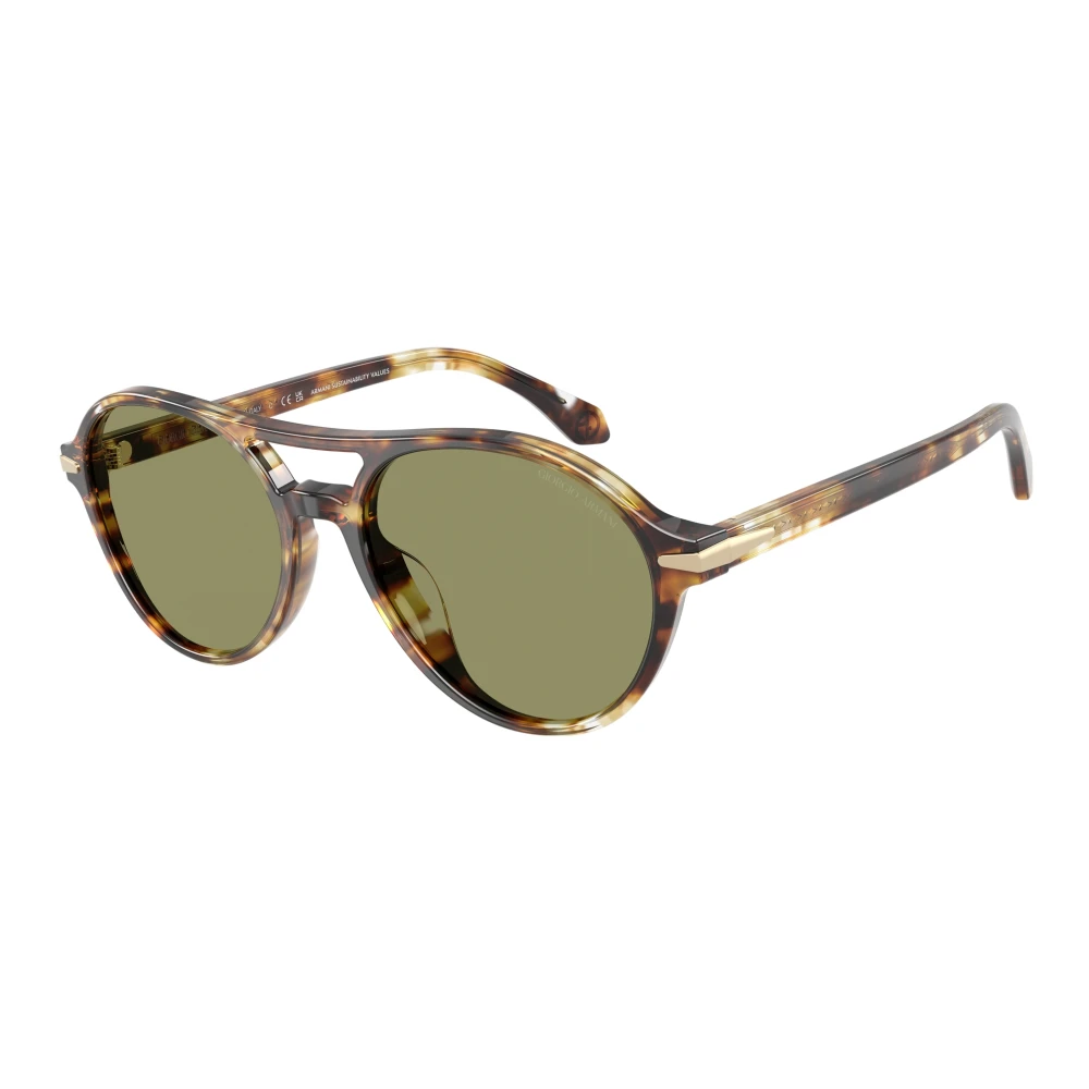 Giorgio Armani Brown Stylish Sunglasses Ar8236u In Blue - Male - Sunglasses - 55 Mm - Accessories