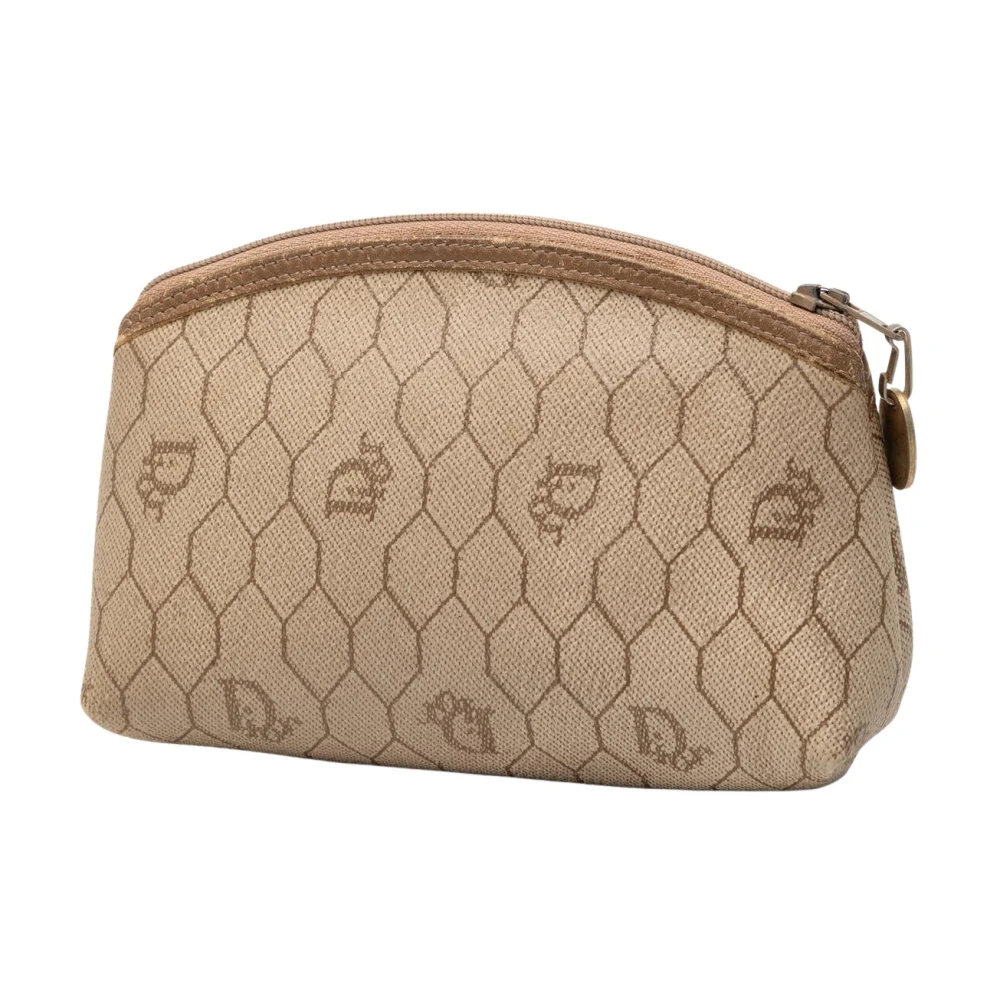 Dior Vintage Women's Brown Pre-Owned Cosmetic Pouch
