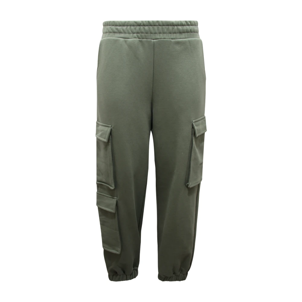 Hinnominate Green Hmabw01423 Cargo Joggers - Female - Sweatpants - M - Trousers