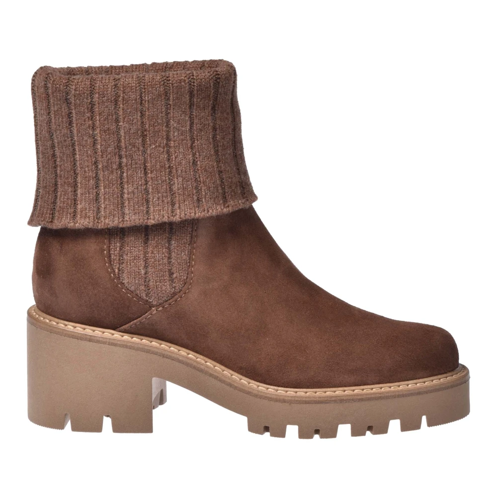 Baldinini Women's Beige Heeled Boots, 3 Uk, Ankle Boot