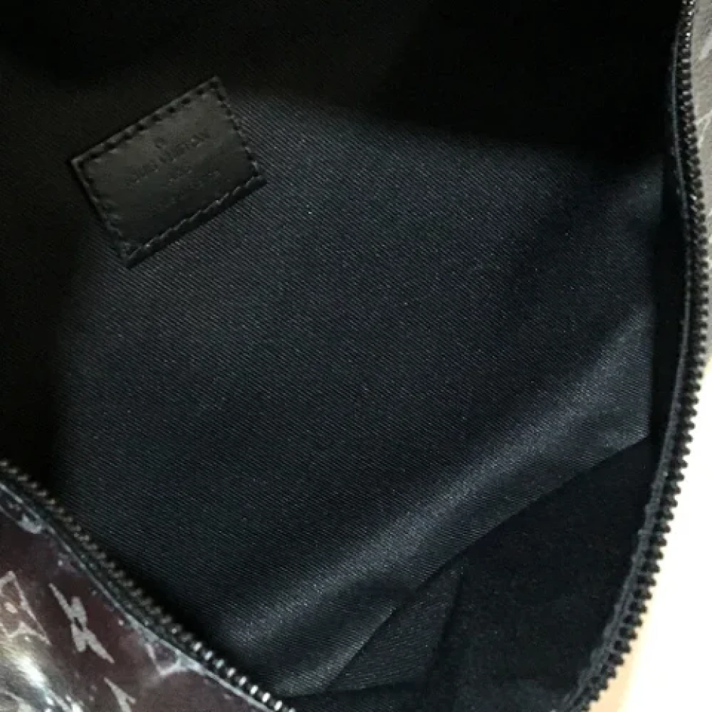 Louis Vuitton Vintage Pre-owned Canvas crossbody-bags Black Dames