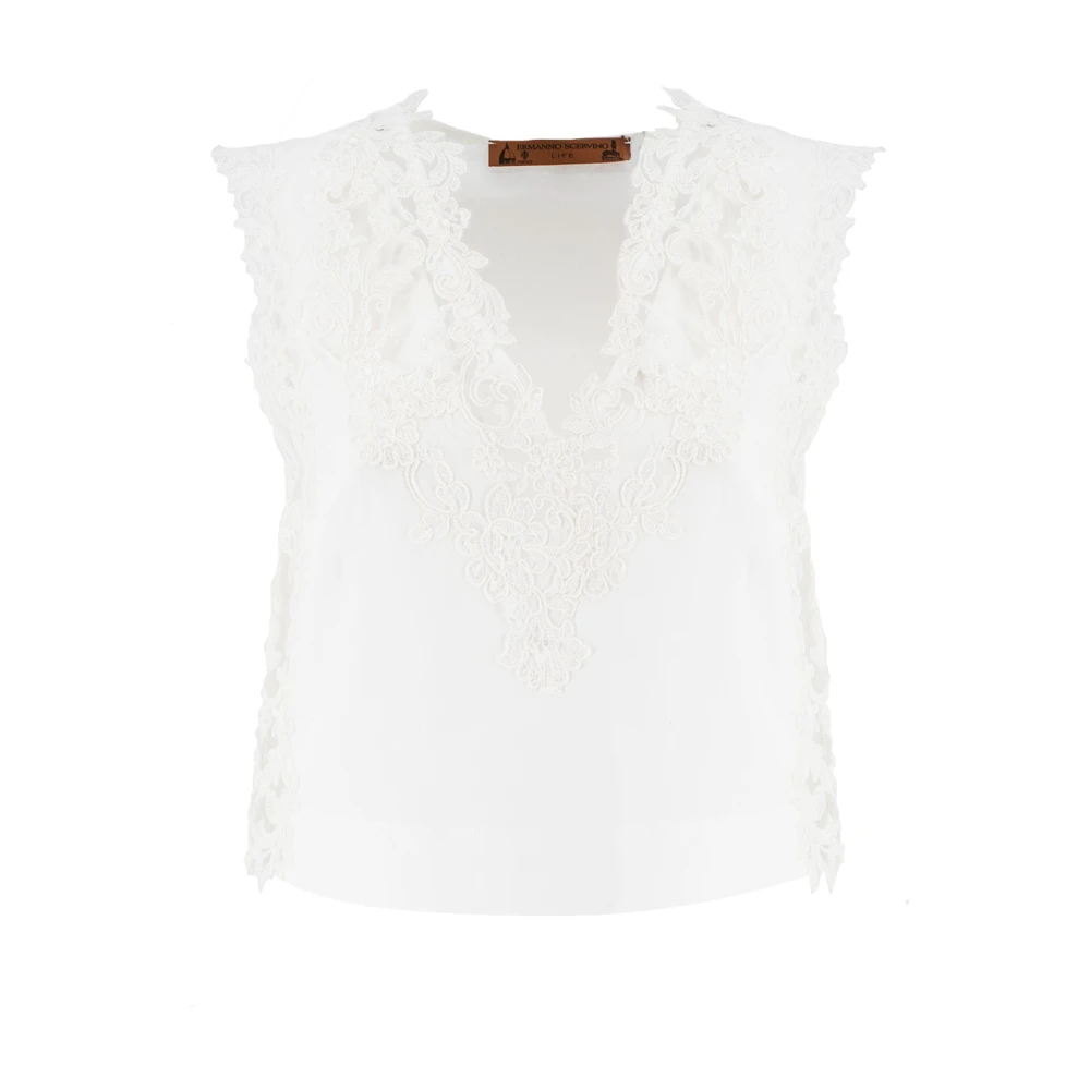 Tops > Sleeveless Tops - - Ermanno Scervino - Modalova