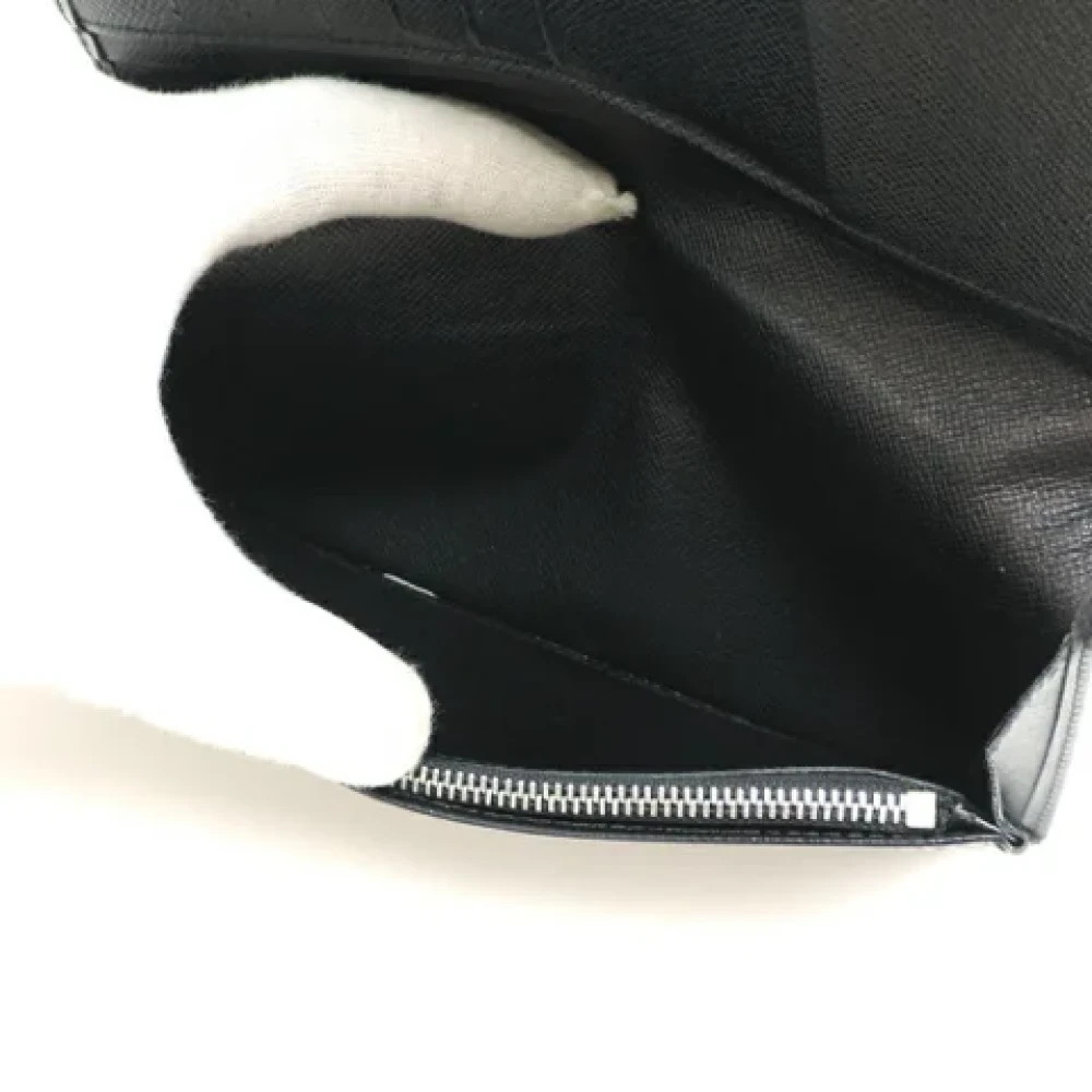 Louis Vuitton Vintage Pre-owned Leather wallets Black Heren