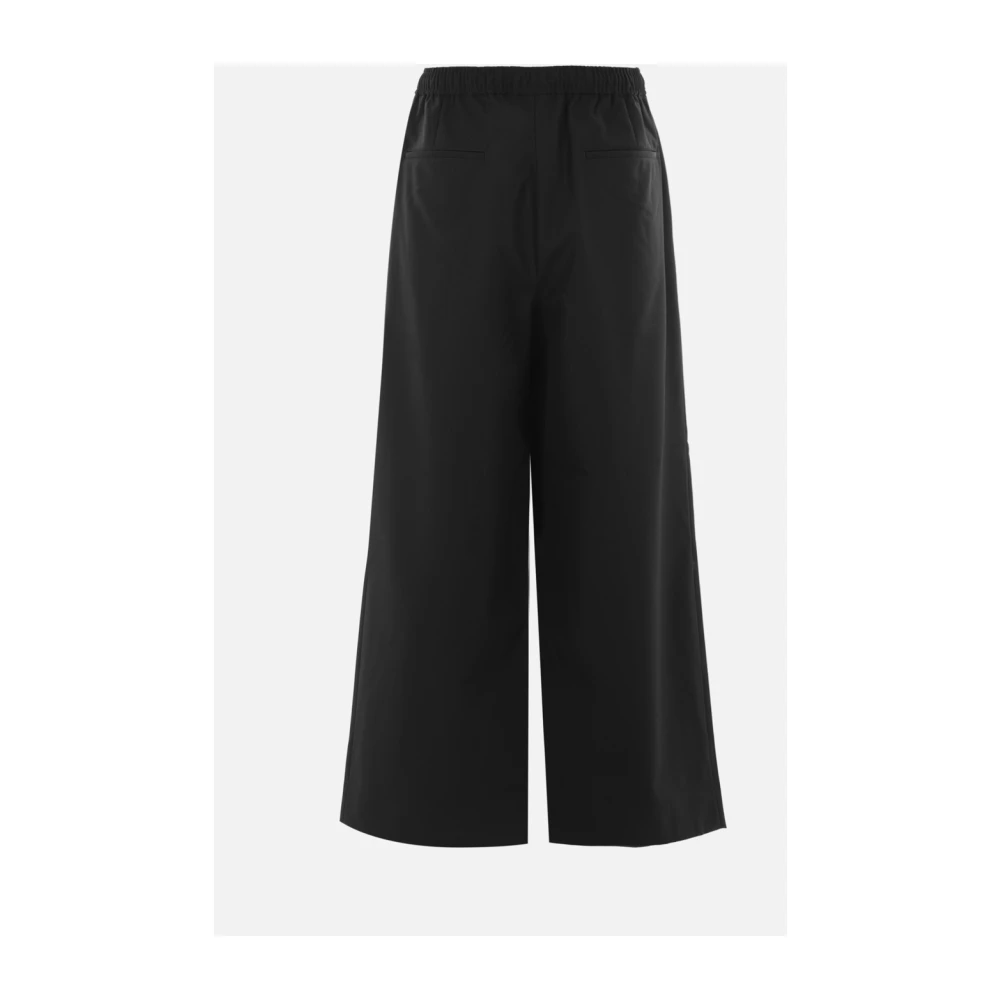 Comme des Garçons Zwarte Wijde Pijp Wollen Broek Black Heren