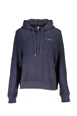 Bomulls-hoodie med tryck