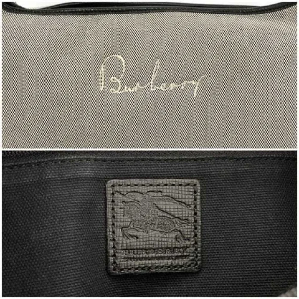Burberry Vintage Pre-owned Fabric shoulder-bags Beige Dames
